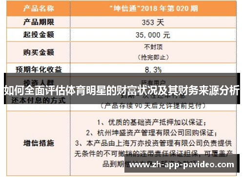 如何全面评估体育明星的财富状况及其财务来源分析